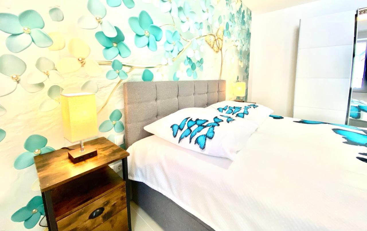 Mein Apartment Flowers Mit Kamin, Bis 10 Personen Frankenthal  Exterior foto