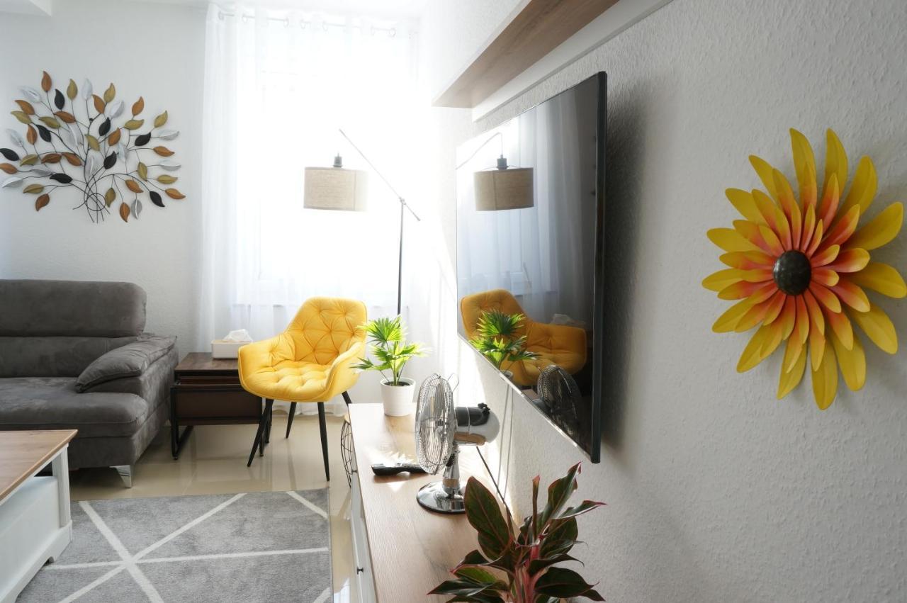 Mein Apartment Flowers Mit Kamin, Bis 10 Personen Frankenthal  Exterior foto