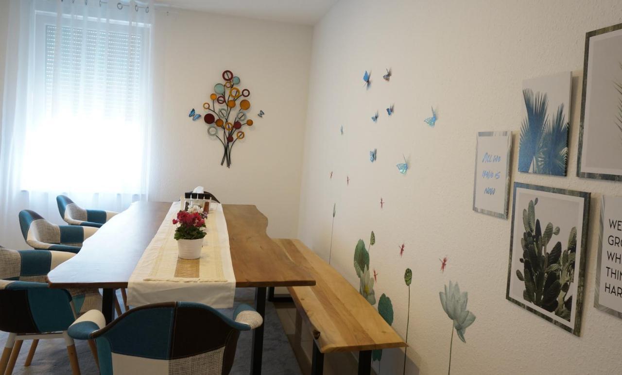 Mein Apartment Flowers Mit Kamin, Bis 10 Personen Frankenthal  Exterior foto