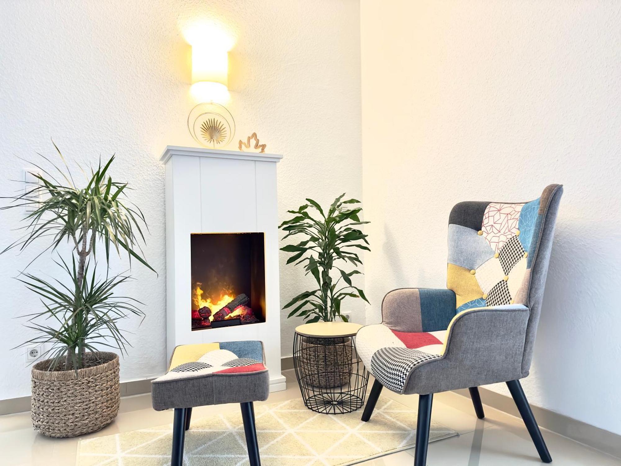 Mein Apartment Flowers Mit Kamin, Bis 10 Personen Frankenthal  Exterior foto